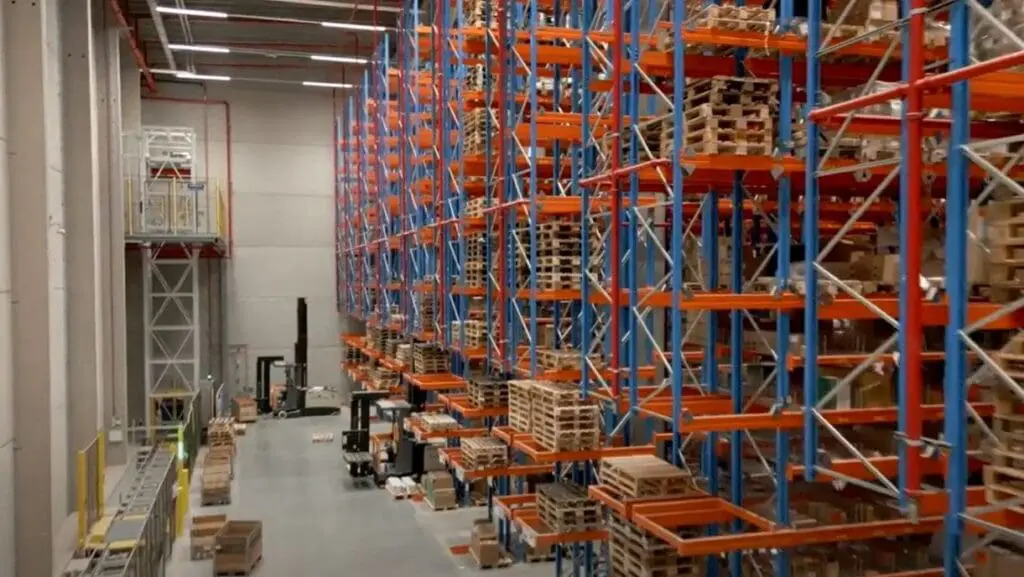 Pallet racking project by stow at Cebeo