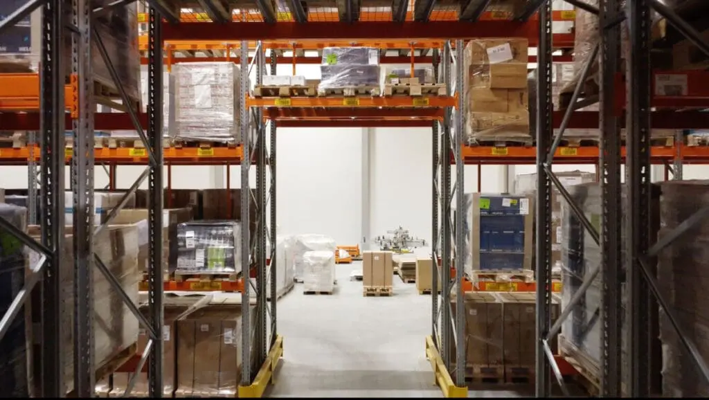 Pallet racking project by stow at Pharmaxim