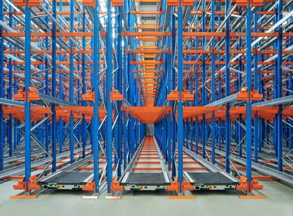 stow Racking - 1D pallet shuttle