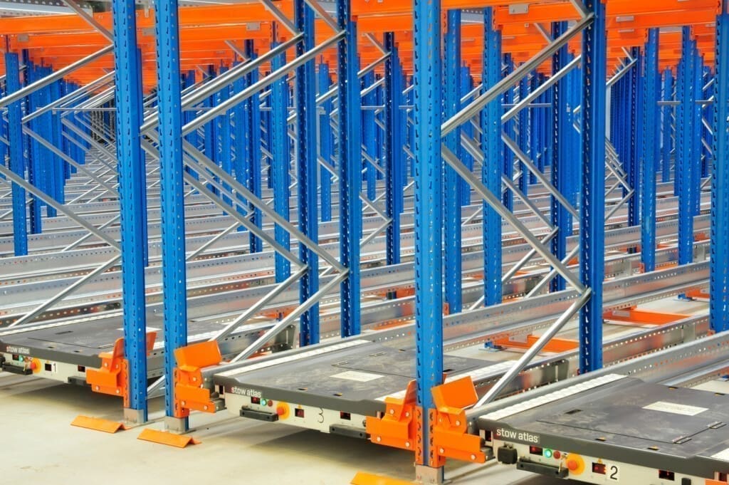 stow Racking - 1D pallet shuttle