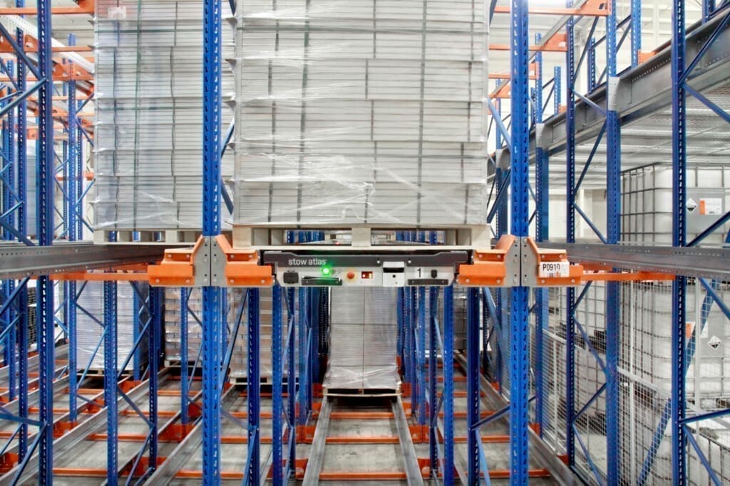 stow Racking - 1D pallet shuttle